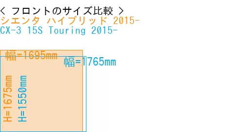 #シエンタ ハイブリッド 2015- + CX-3 15S Touring 2015-